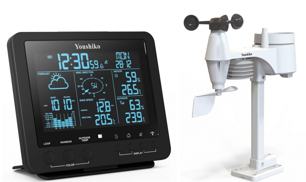 Youshiko YC9386 Professional 5-In-1 Weather Station