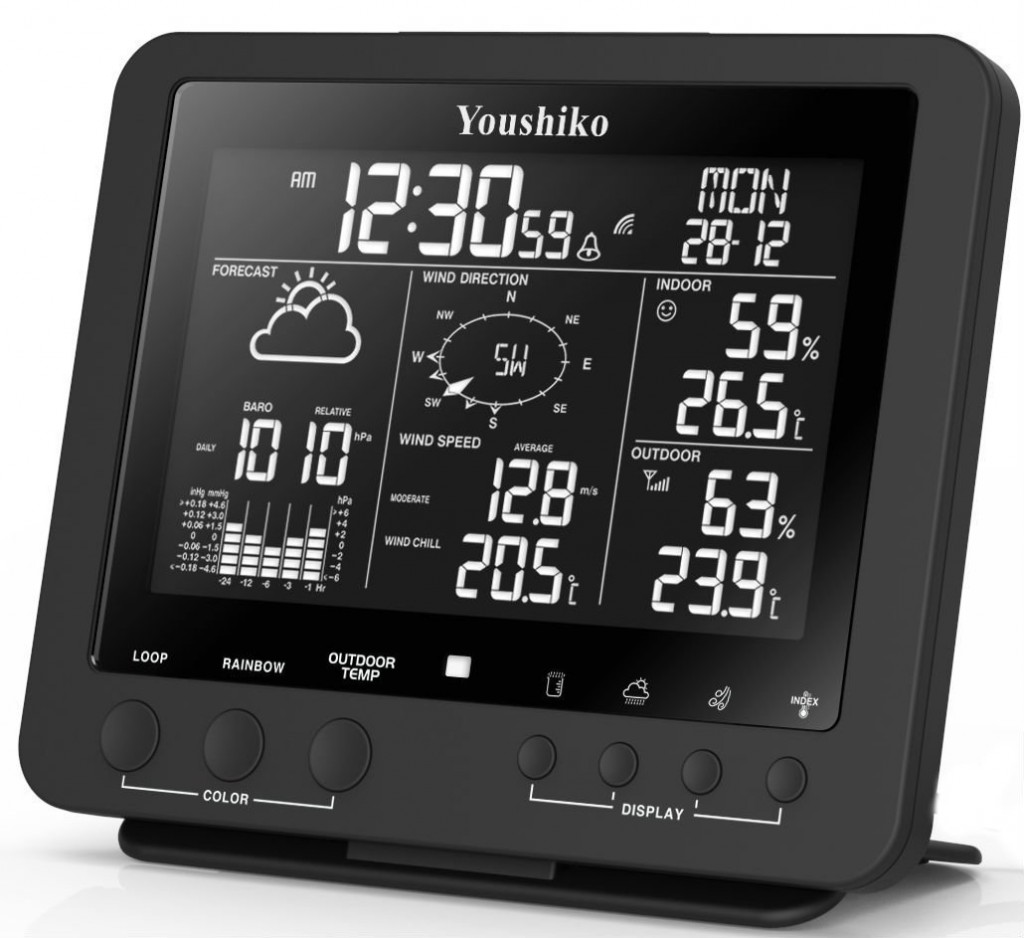 Youshiko YC9386 Professional 5In1 Weather Station